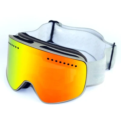 Gafas duales de la snowboard/de la nieve/del esquí de la lente de la PC del marco protector ULTRAVIOLETA del OEM TPU