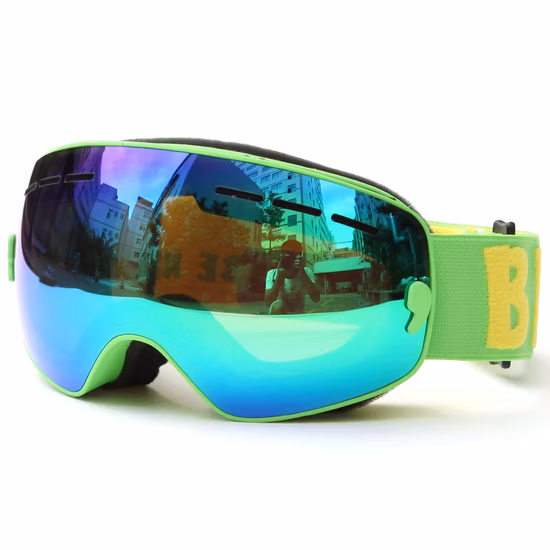 Gafas de esquí con lentes de PC de doble capa Benice Snow Goggle Snow 4600 para niños, gafas de esquí personalizadas con revestimiento de espejo