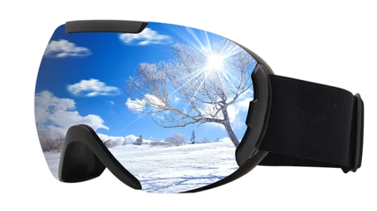 El pequeño diseñador Frameless al por mayor de Anlorr reflejó las gafas de esquí de las gafas de la nieve de los vidrios de la snowboard